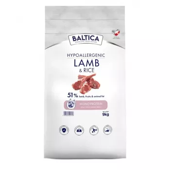BALTICA Nutraceutic Adult bárány & rizs Small Breed Mono száraz kutyaeledel 9kg