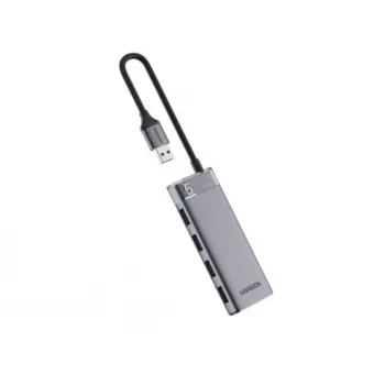 UGREEN USB-C hub CM653 4 portos USB-A 5Gbps 100W PD-vel, Space Grey