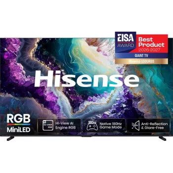 Hisense 100UR8DS 100 inch 4K UHD MiniLED Smart TV 180Hz panellel, Dolby Vision IQ, Dolby Atmos és VIDAA