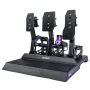 Conspit CPP-Lite 3 pedálos szett load-cell fékkel, Hall-effektusos gáz- és kuplungpedállal, CNC alumínium, USB, PC