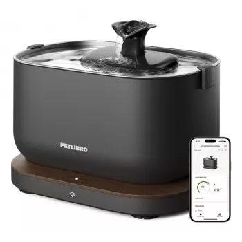 Petlibro Dockstream app water fountain, black