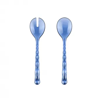 Guzzini Vanity salátaevőeszköz farmerkék, 2 részes készlet