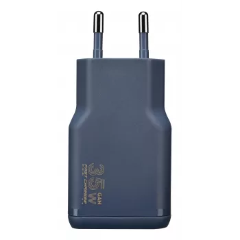 TUCANO ONE POWER KIT 35W GaN töltő 60W USB-C kábellel indigó