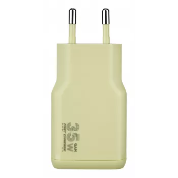 TUCANO ONE POWER KIT 35W GaN töltő 60W USB-C kábellel - Citrus