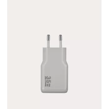 TUCANO ONE POWER KIT 35W GaN töltő 60W USB-C kábellel - ezüst