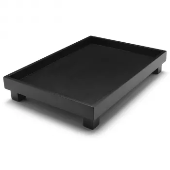 Bredemeijer Izumi Classic téglalap alakú bambusz tálcát fekete 350 mm