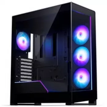 Phanteks NV5X mid-tower PC-ház, E-ATX, edzett üveg, ARGB, fekete