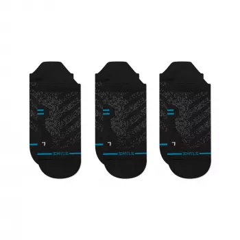 Stance Run Ultralight Tab 3 darabos csomag futózokni - fekete