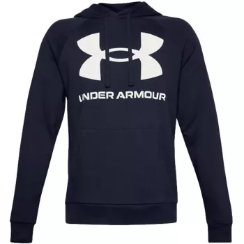 Under Armour férfi Rival Fleece Big Logo HD kapucnis pulóver tengerészkék 1357093 410