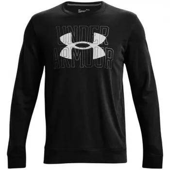 Under Armour UA Rival Terry Logo Crew férfi pulóver fekete 1370391 001