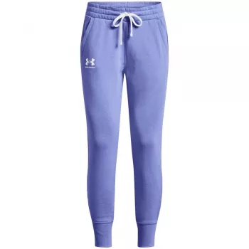 Under Armour Rival Fleece nadrág női Cosmic Purple / fehér XS