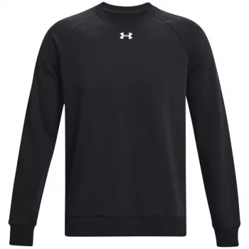 Under Armour férfi Rival Fleece kerek nyakú melegítőfelső fekete