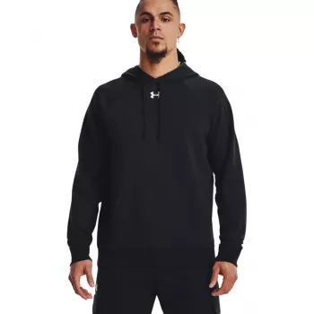Under Armour férfi Rival Fleece kapucnis pulóver fekete 2XL
