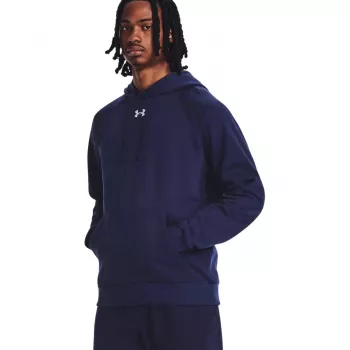 Under Armour Rival Fleece kapucnis pulóver tengerészkék 1379757 410 XL
