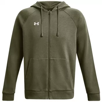 Under Armour férfi Rival Fleece teljes cipzáras kapucnis pulóver khaki 1379767 390