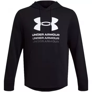 Under Armour UA Rival Terry Graphic kapucnis pulóver fekete 1386047 001