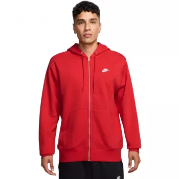 Nike Club BB Full-Zip kapucnis pulóver férfi University Red FN3861 657 L-es méret