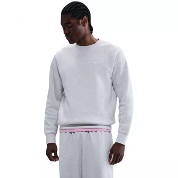 Nike férfi Club Fleece kerek nyakú melegítő felső sötétszürke melange L-es méret