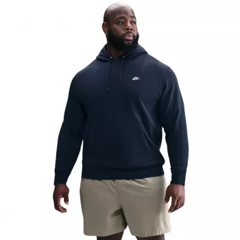Nike Club Fleece férfi kapucnis pulóver éjkékkék S-es méret