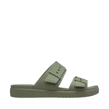 Crocs Brooklyn Buckle Low női platform szandál zöld 211215 3BX 38-39