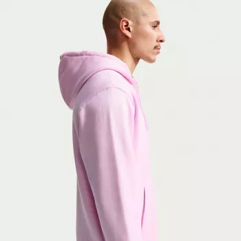 Nike Club Fleece férfi kapucnis pulóver világosrózsaszín FN3859-663 L-es méret
