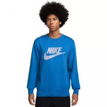 Nike Sportswear Club férfi kerek nyakú melegítő felső kék FN3890 435 M