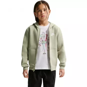 Nike Sportswear Club Fleece gyerek kapucnis pulóver Barely Green, L