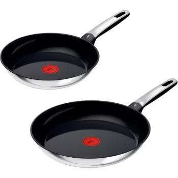 Tefal Emotion rozsdamentes acél serpenyőkészlet, 2 részes, 24/28 cm
