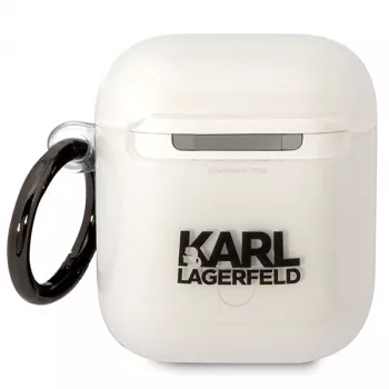 Karl Lagerfeld KLA2HNCHTCT Transparent Ikonik Choupette AirPods 1/2 Cover