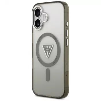 GUESS IML Gradient Triangle Logo MagSafe tok iPhone 17-hez - khaki