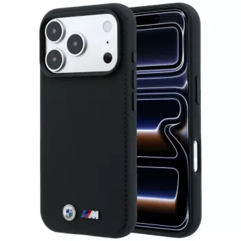 BMW M Quadrille Kevlar fém logós MagSafe tok iPhone 18 Pro Max / 17 Pro Max készülékhez - fekete
