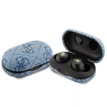 GUESS GUTWSP4EGB True Wireless Bluetooth fülhallgató töltődockkal, ENC, kék fém