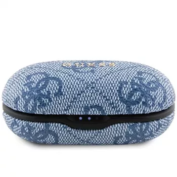GUESS GUTWSP4EGB True Wireless Bluetooth fülhallgató töltődockkal, ENC, kék fém