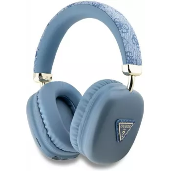 GUESS 4G Triangle logós vezeték nélküli fejhallgató Bluetooth 5.3 kék