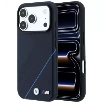 BMW M Tire Track Blue Line MagSafe tok iPhone 18 Pro Max / 17 Pro Max készülékhez - navy blue