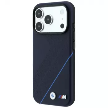 BMW M Tire Track Blue Line MagSafe tok iPhone 18 Pro Max / 17 Pro Max készülékhez - navy blue