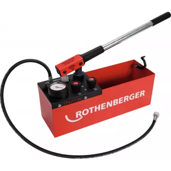 Rothenberger RP 50 digitális nyomáspróbapumpa 12L tartály 60 bar