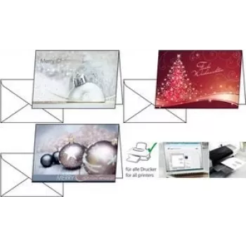 Sigel DS024 Exquisite Christmas Card, A6, 220 g/m², 25 pcs