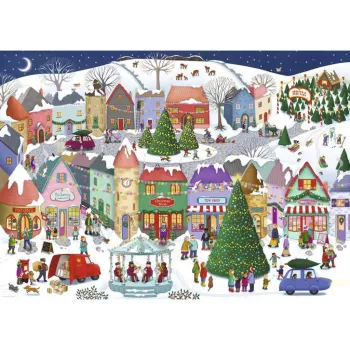 Ravensburger Varázslatos karácsonyi város kirakó (1000 darab)