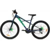 Huffy Korros 26 Mountain Bike Blue - 18-Speed Steel Hardtail with Front Suspension