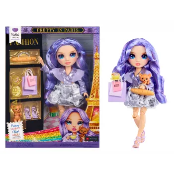 MGA Rainbow High Pretty in Paris divatbaba - Violet Willow