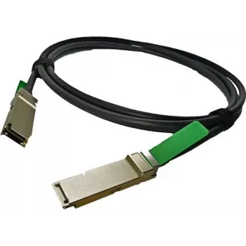 Alcatel-Lucent QSFP+ - QSFP+ közvetlen csatlakozású rézkábel, 3 m, 40GbE, passzív, fekete