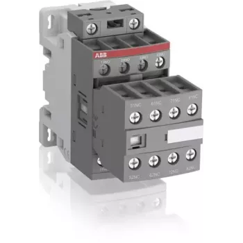 ABB NF44E segédrelé, 4NO+4NC, 24-60V AC/20-60V DC elektronikus tekercs, csavarozott csatlakozók, DIN-sín