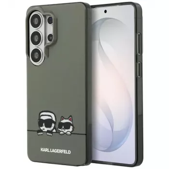 Karl Lagerfeld Samsung Galaxy S26 Ultra IML Peekaboo Karl&Choupette MagSafe tok zöld