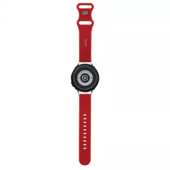 Hello Kitty univerzális szilikon szíj HKUWMSCHBLR piros Kitty-fej 20 mm