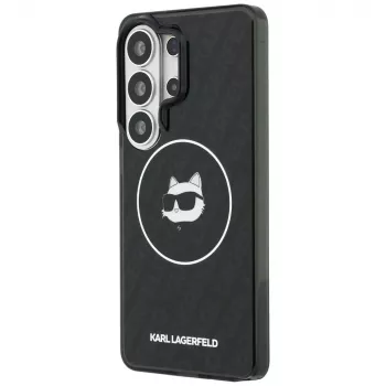 Karl Lagerfeld IML Repeated Choupette MagSafe tok Samsung Galaxy S26 Ultra készülékhez, fekete