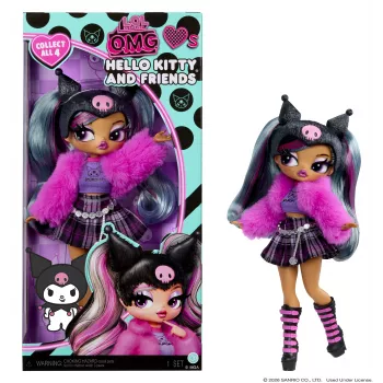 MGA L.O.L. Surprise O.M.G. Hello Kitty & Friends - Kuromi divatbaba