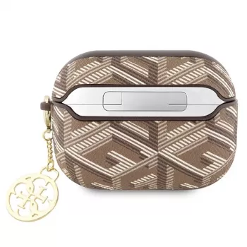 GUESS GUE003033 GCube Charm AirPods Pro Case Brown