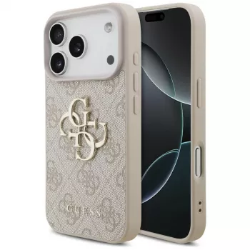 GUESS 4G Big Logo tok Apple iPhone 17 Pro / 18 Pro-hoz - rózsaszín