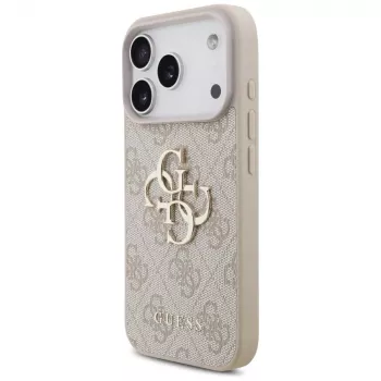 GUESS 4G Big Logo tok Apple iPhone 17 Pro / 18 Pro-hoz - rózsaszín